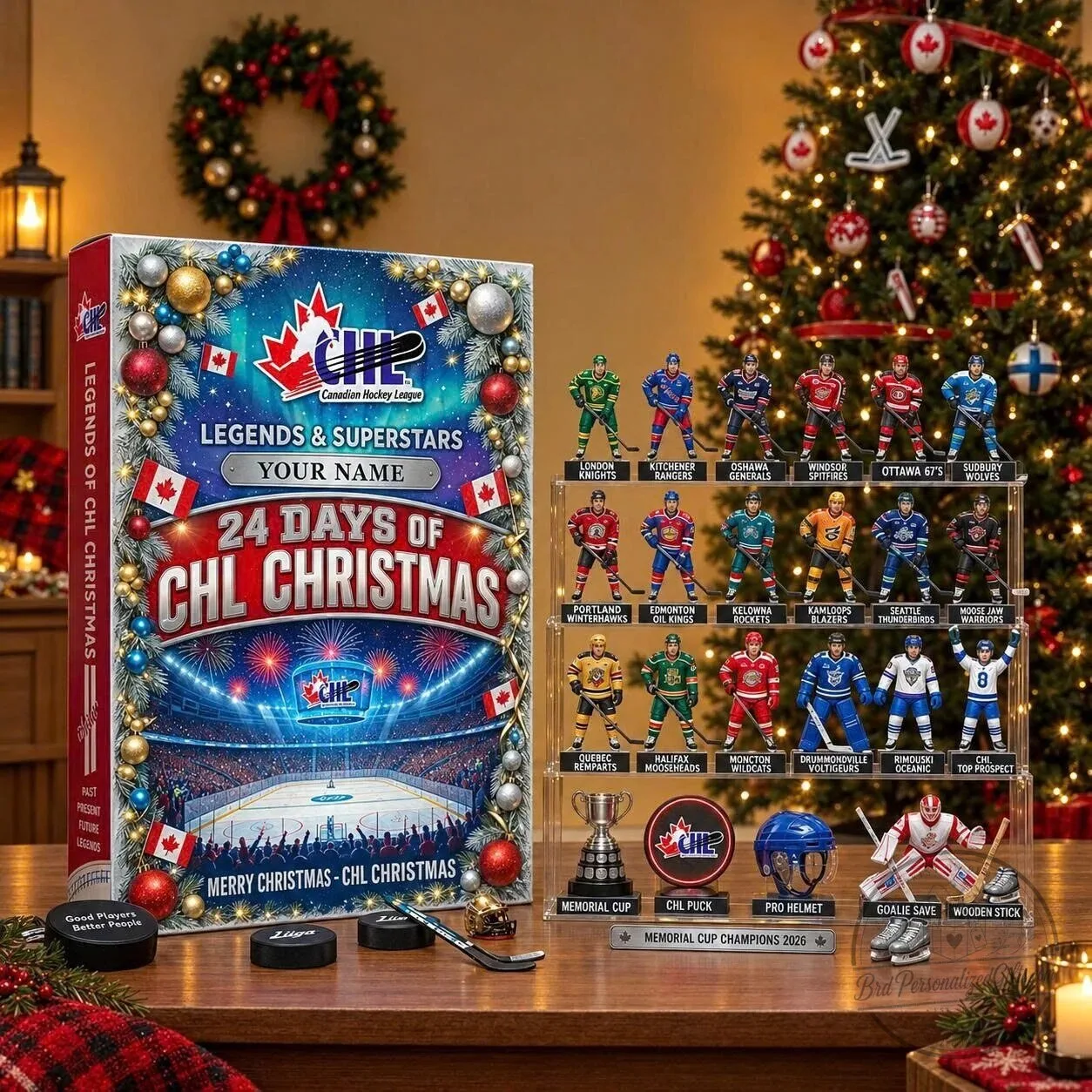 Canadian Hockey League Legends & Superstars 24 Days of CHL Christmas Advent Calendar